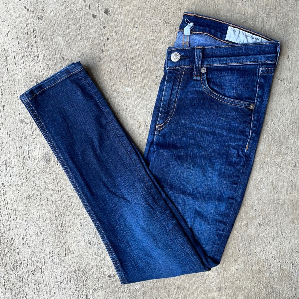 Rag & Bone Low-Rise Kensington Skinny Jeans
